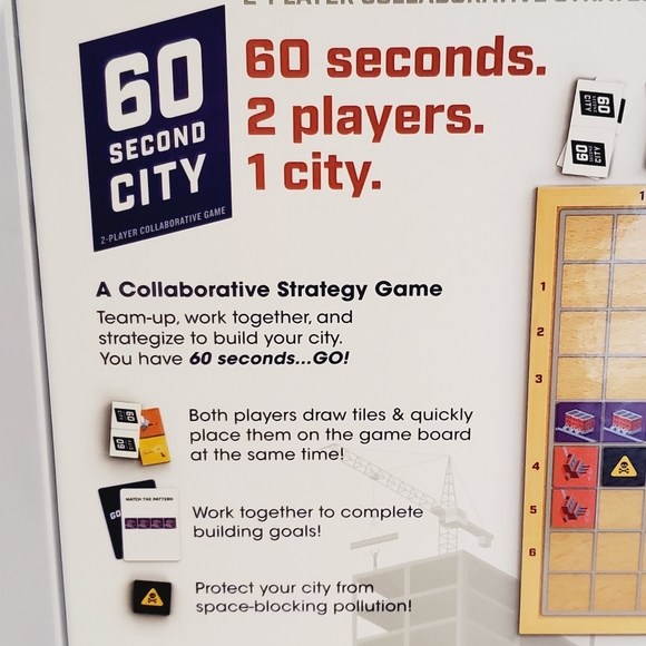 60 Second City - 2 Player Collaborative Game - Picture 3 of 6